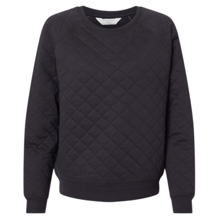Women's Quilted Crewneck Pullover Thumbnail