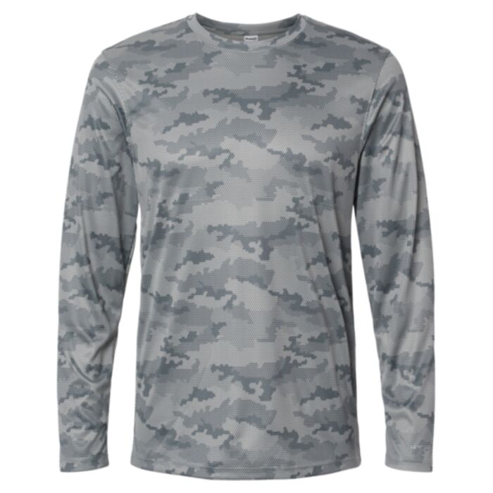 Unisex Pompano Performance Camo Long Sleeve T-Shirt Thumbnail