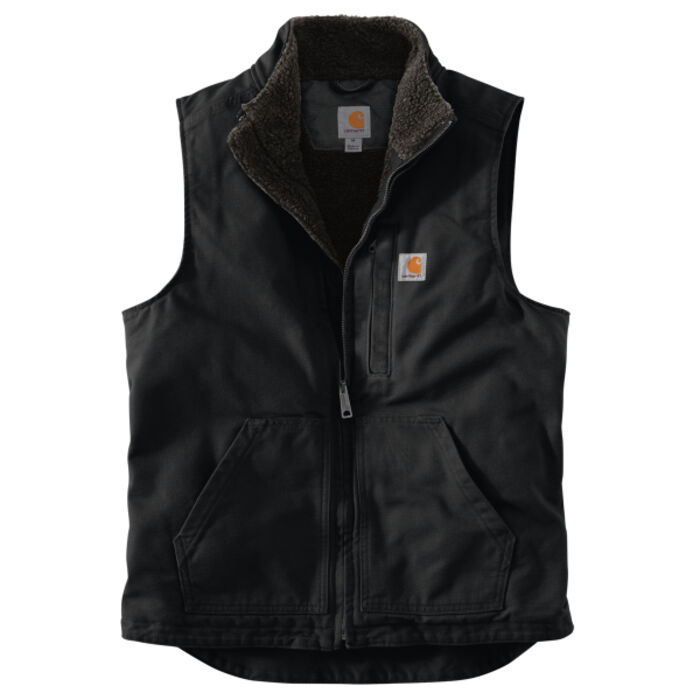 Sherpa Lined Mock Neck Vest Thumbnail