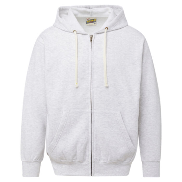 Unisex Vintage Fleece Full-Zip Hooded Sweatshirt Thumbnail