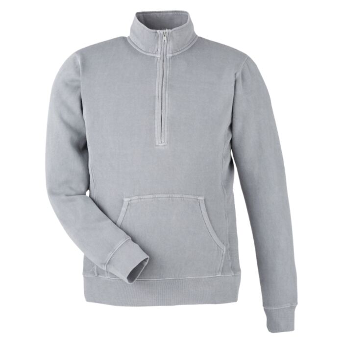 Unisex Pigment-Dyed Fleece Quarter-Zip Pullover Thumbnail