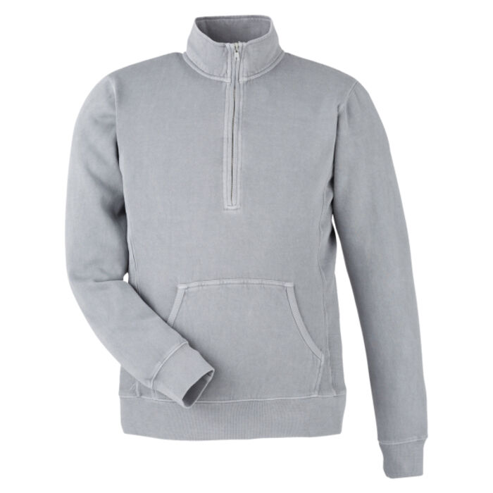 Unisex Pigment-Dyed Fleece Quarter-Zip Pullover Thumbnail