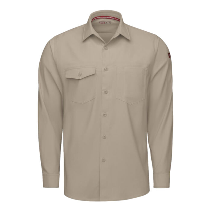 Men's Tall Cooling Long Sleeve Work Shirt Thumbnail