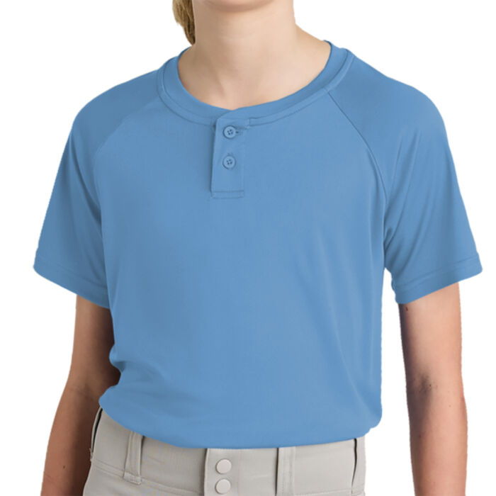 Youth PosiCharge ® Competitor 2 Button Henley Thumbnail