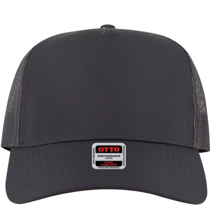 OTTO CAP® 5 Panel Mid Profile Mesh Back Trucker Hat Thumbnail