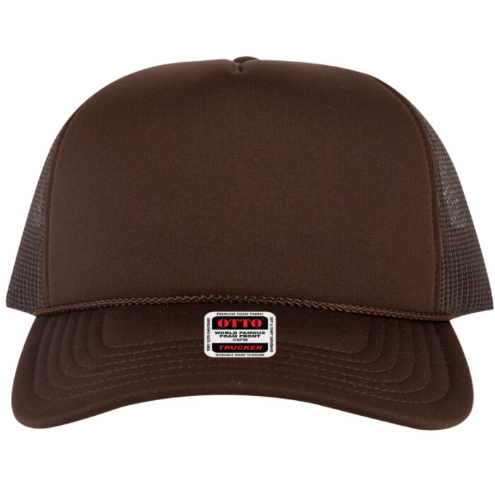 OTTO CAP® 5 Panel High Crown Mesh Back Trucker Hat Thumbnail