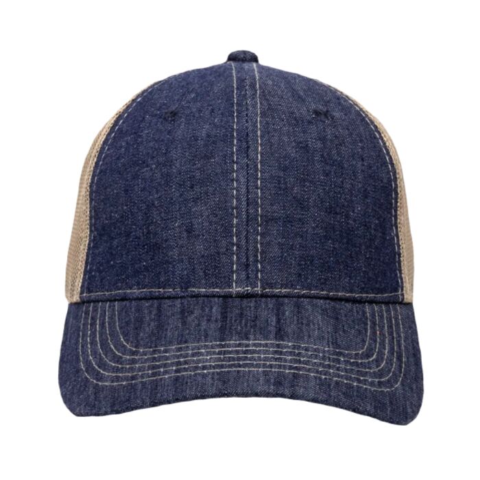 Heavy Washed Denim Mesh Back Thumbnail