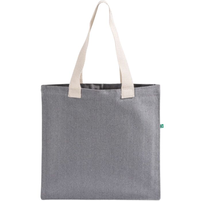 Recycled Canvas Trendy Flat Tote Thumbnail