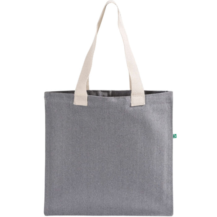 Recycled Canvas Trendy Flat Tote Thumbnail