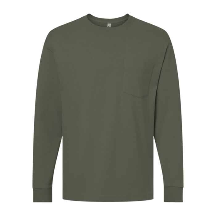 Unisex Super Heavyweight Long Sleeve Pocket Tee Thumbnail