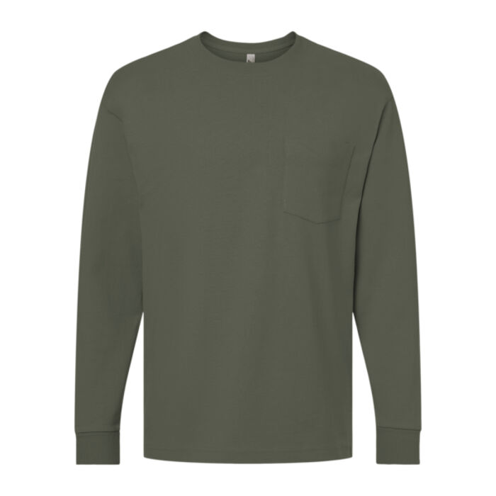 Unisex Super Heavyweight Long Sleeve Pocket Tee Thumbnail