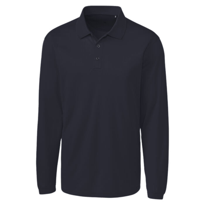 Clique Ice Pique Mens Long Sleeve Tech Polo Thumbnail