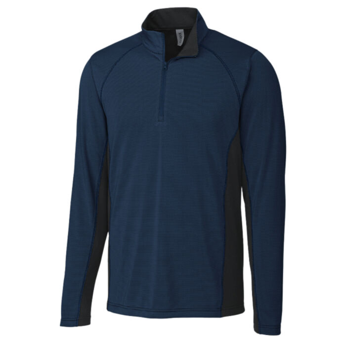 Clique Ice Pique Colorblock Mens Half Zip Tech Pullover Thumbnail