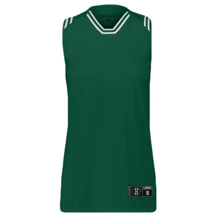 Ladies Retro Basketball Jersey Thumbnail