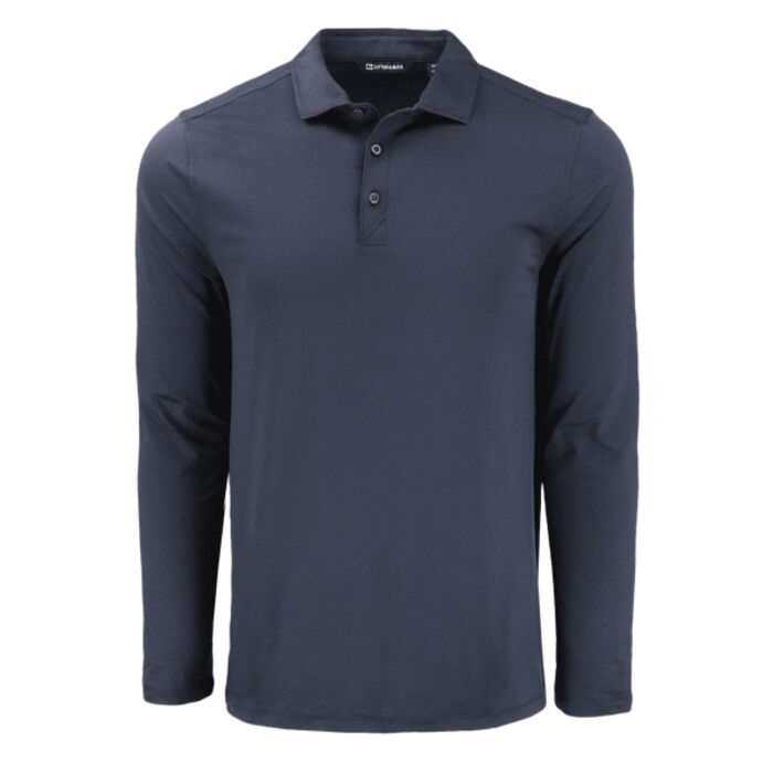 Cutter & Buck Coastline Epic Comfort Recycled Mens Long Sleeve Polo Thumbnail