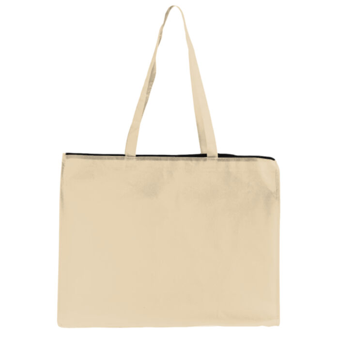 Carry All Zippered Non-Woven Tote Thumbnail