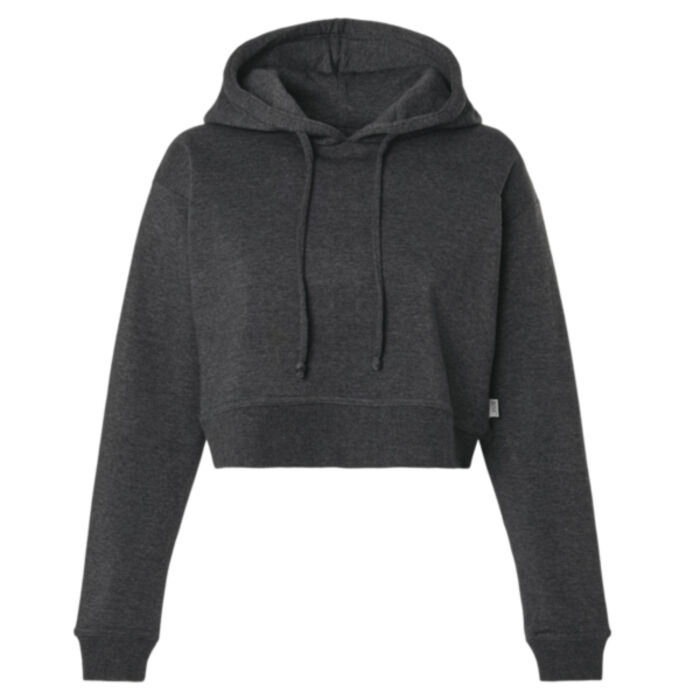 Women's Cropped Fleece Hooded Sweatshirt Thumbnail