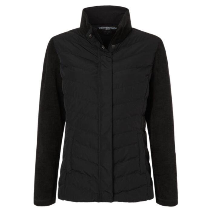 Women's Mixed Media Chevron Jacket Thumbnail