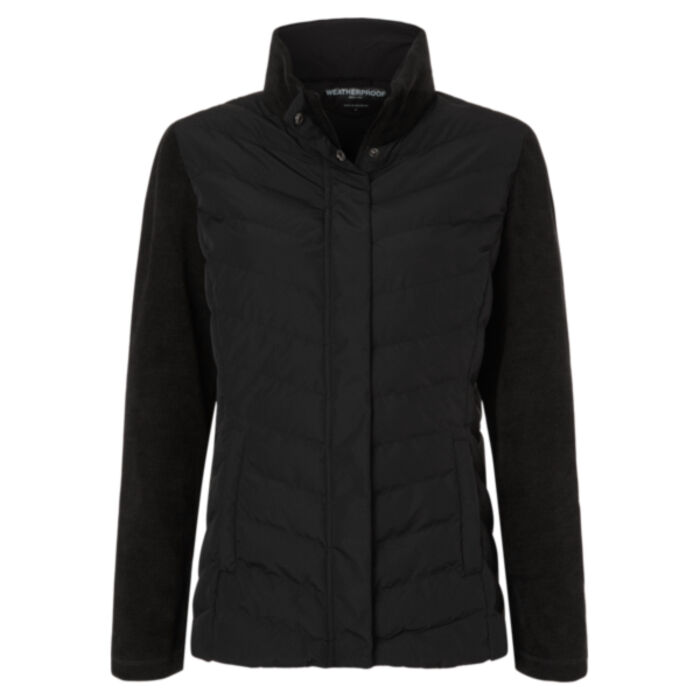 Women's Mixed Media Chevron Jacket Thumbnail