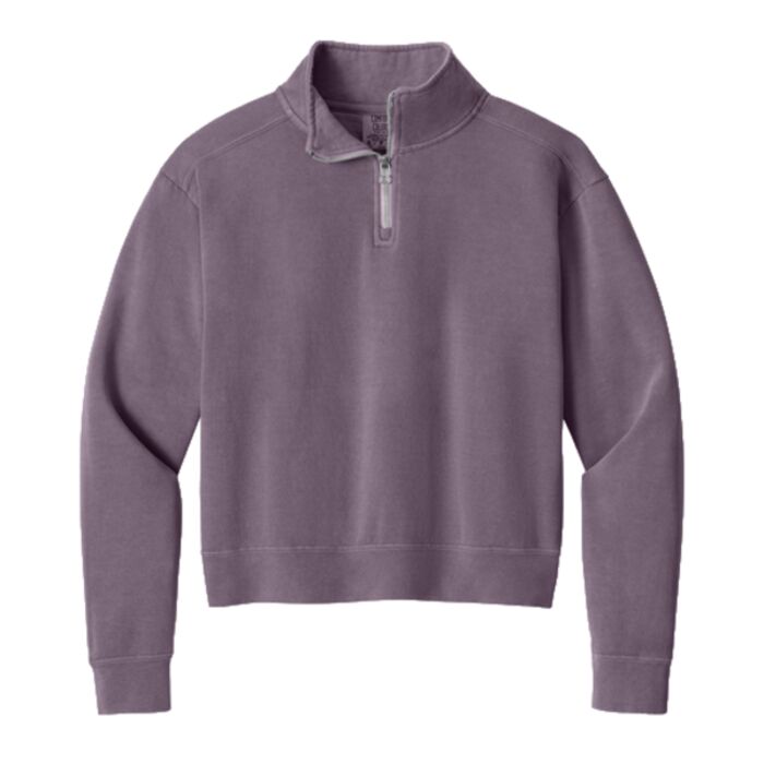Women's Mid Length 1/4 Zip Sweatshirt Thumbnail