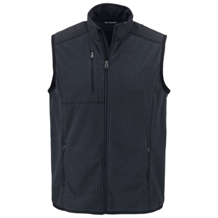 Cutter & Buck Hunts Point Recycled Fleece Mens Hybrid Full Zip Vest Thumbnail