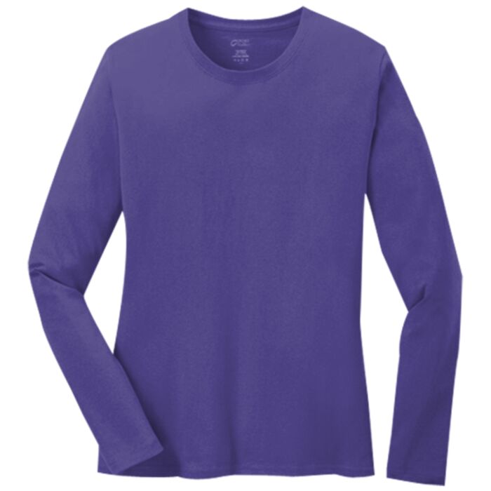 Women's Long Sleeve Core Cotton Tee Thumbnail