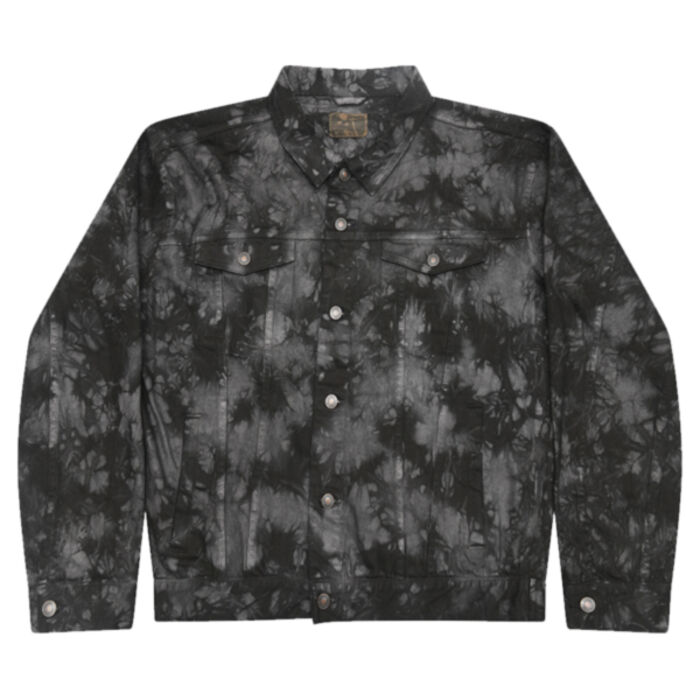 Unisex Tie-Dyed Denim Jacket Thumbnail