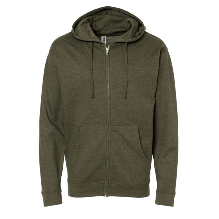 Unisex Midweight Full-Zip Hooded Sweatshirt Thumbnail