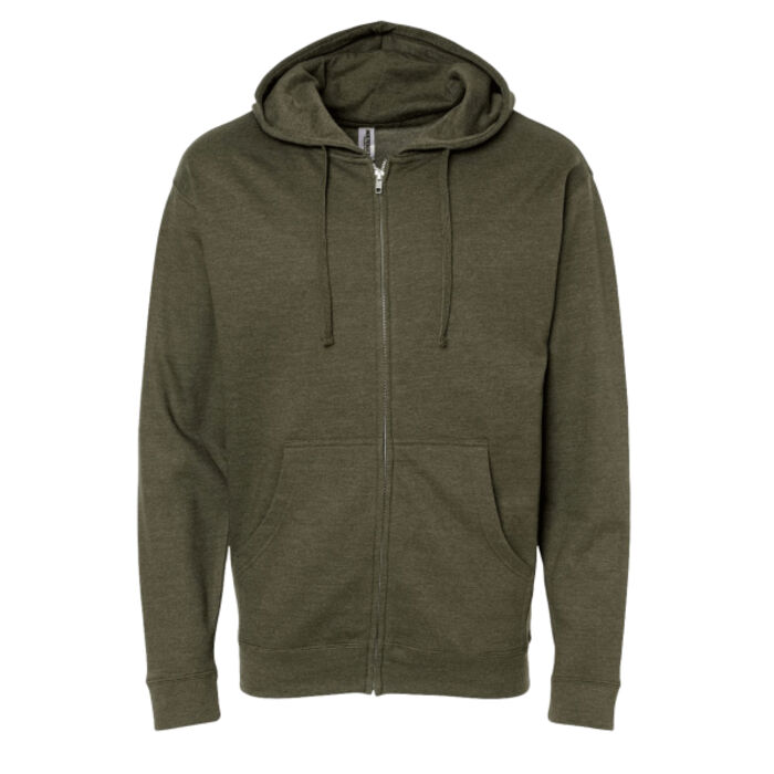Unisex Midweight Full-Zip Hooded Sweatshirt Thumbnail
