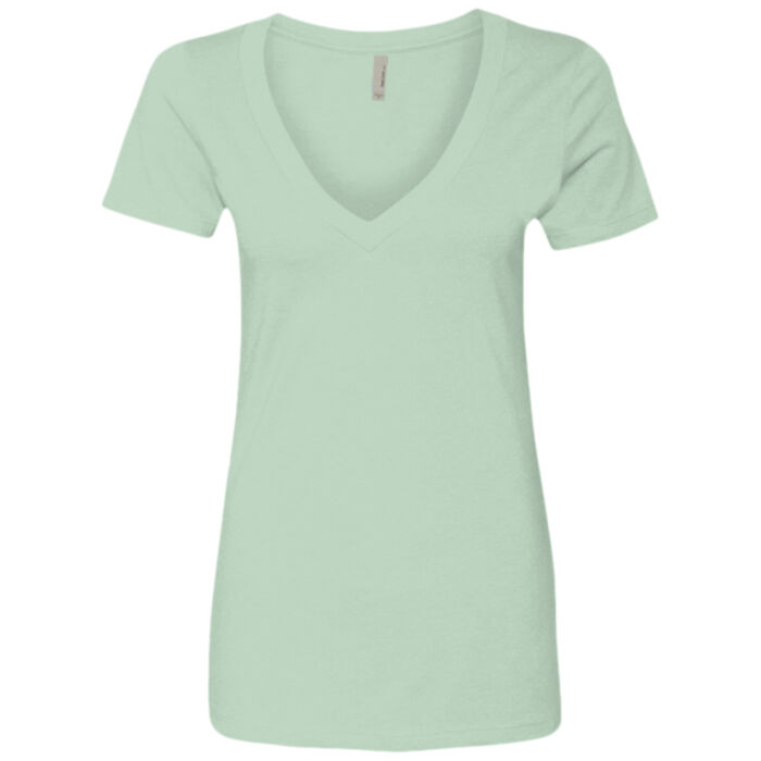 Women’s CVC Deep V-Neck T-Shirt Thumbnail