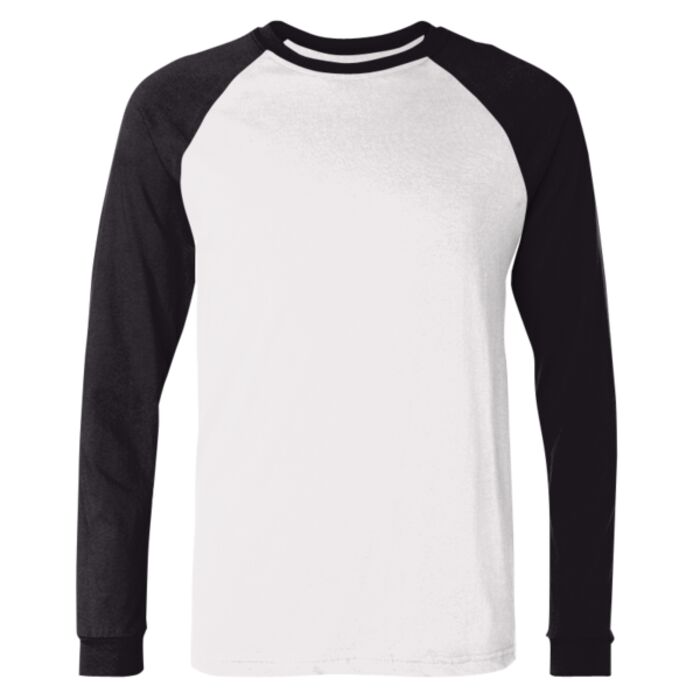 Men's Long Sleeve Jersey Baseball Tee Thumbnail