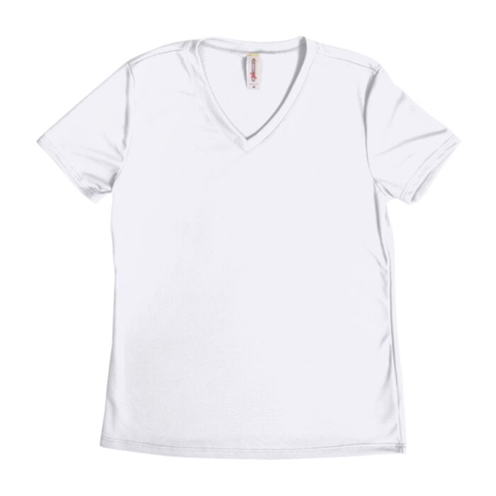 AJ202 Women's V-Neck Tec Tee Thumbnail