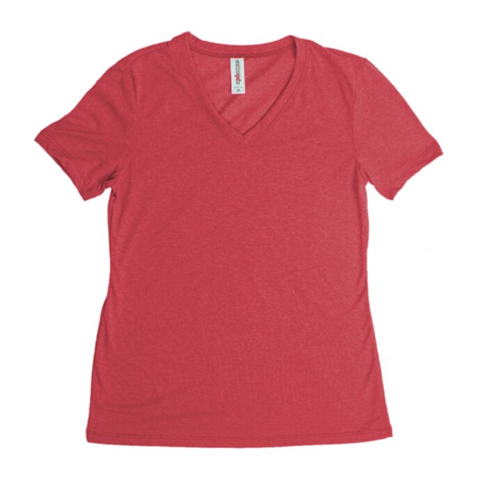 AA202 Women's Short Sleeve V-Neck Tee Thumbnail