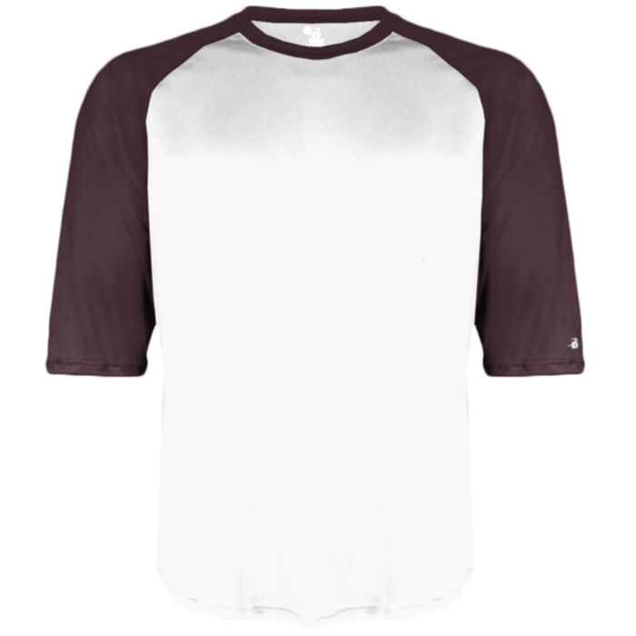 Men's B-Core Three-Quarter Sleeve Baseball T-Shirt Thumbnail