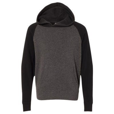 Youth Lightweight Special Blend Raglan Hooded Sweatshirt Thumbnail