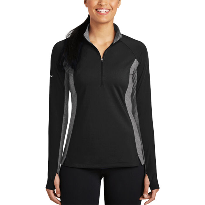 Women's Sport Wick ® Stretch Contrast 1/4 Zip Pullover Thumbnail