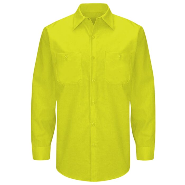 Men's Enhanced & Hi-Visibility Long Sleeve Work Shirt Thumbnail