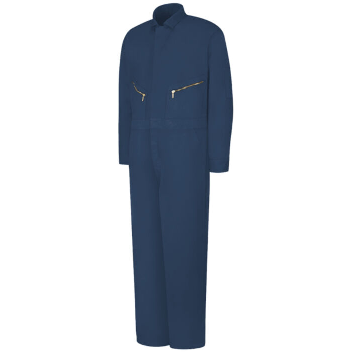 Men's Extended Sizes Zip-Front Cotton Coverall Thumbnail