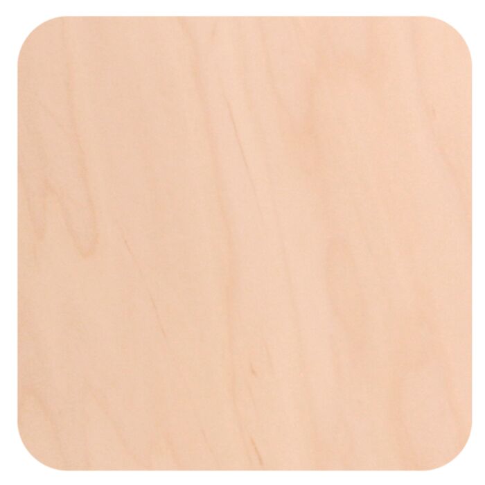 Square Natural Wood Photo Magnet Thumbnail