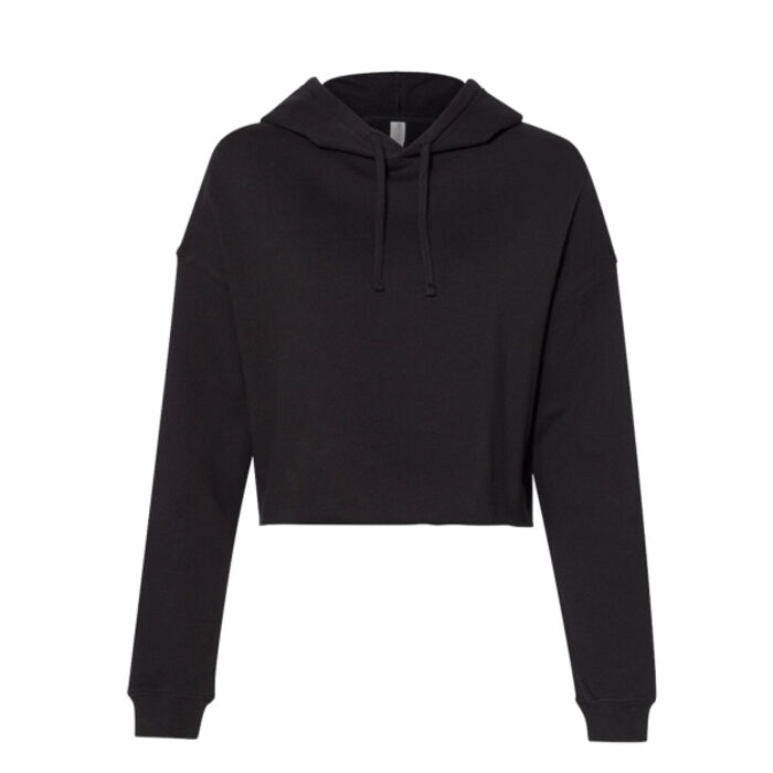 Women’s Lightweight Crop Hooded Sweatshirt Thumbnail