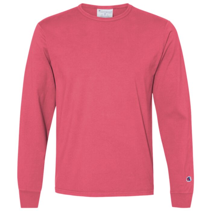 Unisex Garment-Dyed Long Sleeve T-Shirt Thumbnail