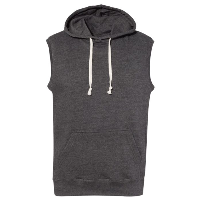 Men's Triblend Sleeveless Hooded Sweatshirt Thumbnail
