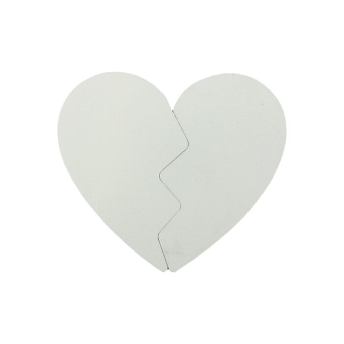 Two Piece Heart Shaped Photo Magnet Set Thumbnail