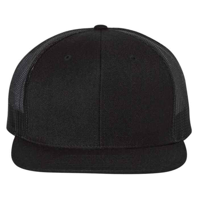 Wool Blend Flat Bill Trucker Cap Thumbnail