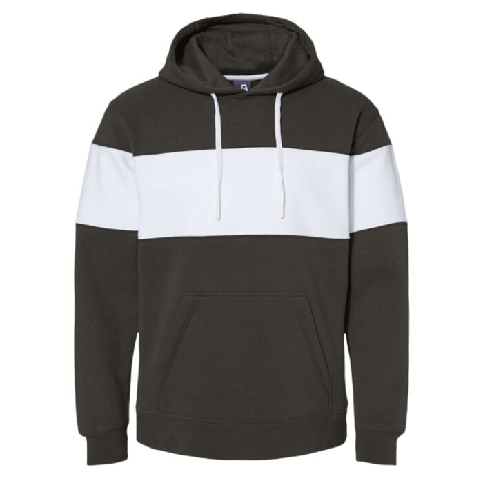 Men's Varsity Fleece Colorblocked Hooded Sweatshirt Thumbnail