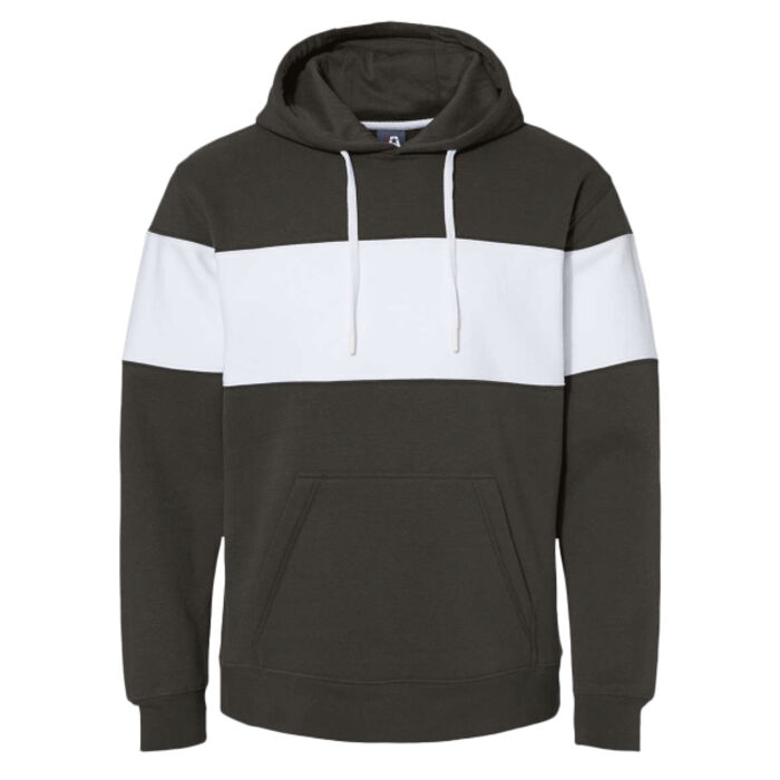 Men's Varsity Fleece Colorblocked Hooded Sweatshirt Thumbnail