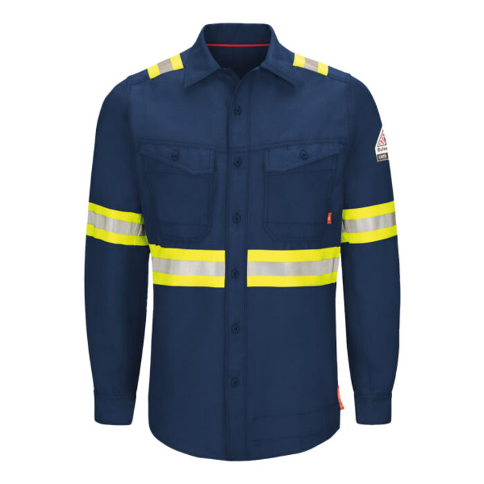 Men's iQ Series® Endurance Enhanced-Vis Work Shirt Thumbnail