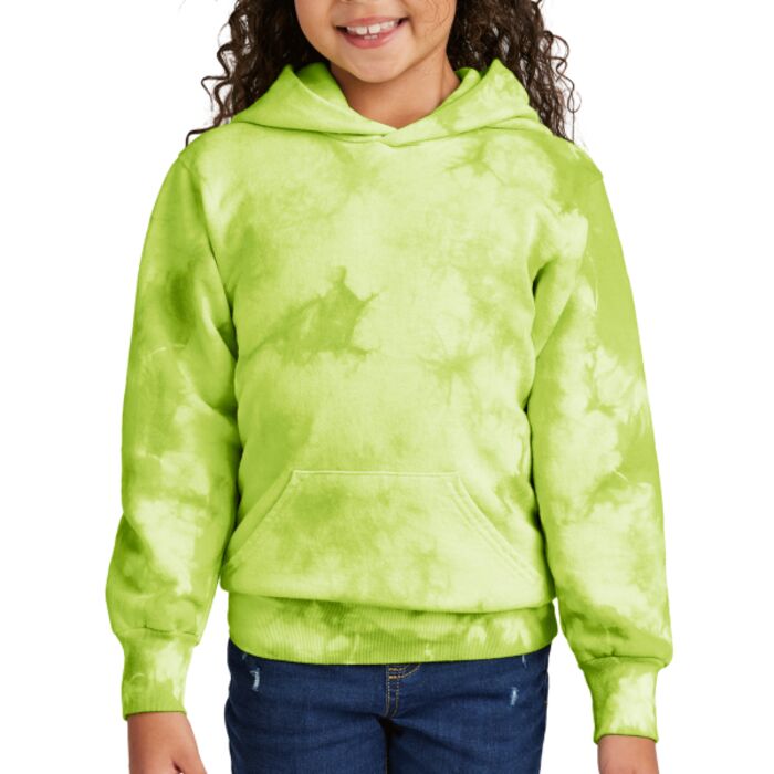 Youth Crystal Tie Dye Pullover Hoodie - CN Thumbnail