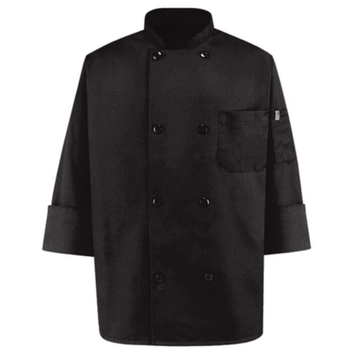Black Traditional Chef Coat Thumbnail